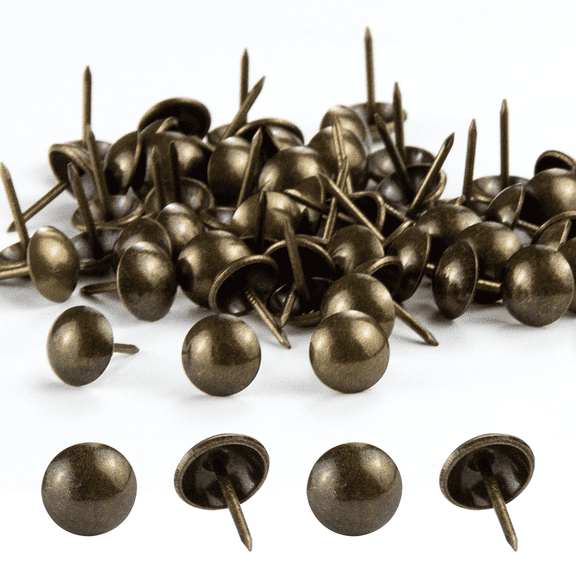 30 Boxes MEITE Upholstery Tacks 5/8-inch Head Dia. Bronze Tack Nails (250 Pcs/Box)
