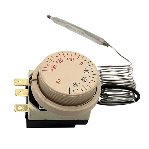 -30C to +30C Capillary Thermostat Temperature Control Kitchen Home Appliances Component for Electric Device
