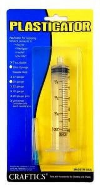 Poly Applicator Craftics 30 CC Syringe Plasticator with 20 Gauge Poly-Flex Needle ...