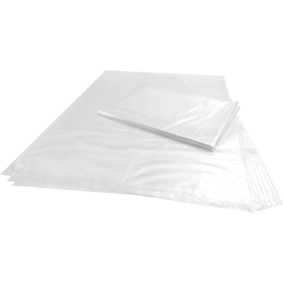 30 CT 20x26 Inch 1.1 Mil Clear Plastic Flat Open Poly Bags Great for Bread Proofing, Dough, Food Storage, Plush Toys, Jackets, Pillows, Laundry, and More