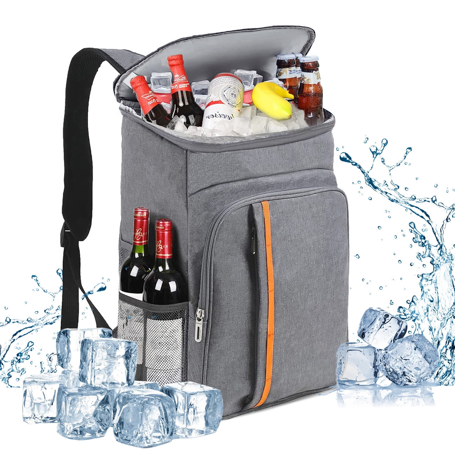 30 Can Backpack Cooler, Soft Sided Cooler Bag, Insulated Leak Proof