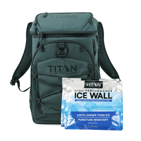 30 Can Collapsible Backpack Cooler With Ice Walls - Deep Forest