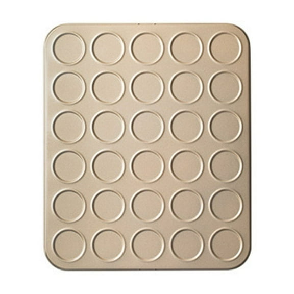30 Cavity Nonstick Macaron Cookie Bakewares 30 Cavity Macaron Pans Efective Baking Sheet for Fast and Even Baking Result