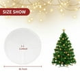 thumbnail image 1 of 30'' Christmas Tree Skirt Plush Faux Fur Mat Home Xmas Floor Cover Ornament Deco, 1 of 10