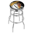 thumbnail image 1 of L7C3C Arizona State (Pitchfork) 30" Double-Ring Swivel Bar Stool with Chrome Finish, 1 of 2