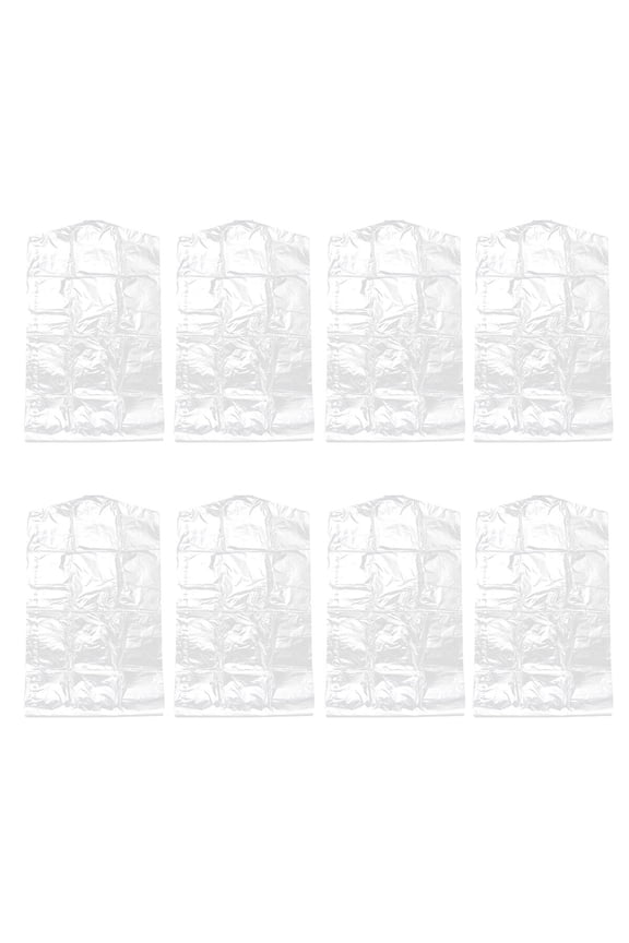30 Clear Plastic Garment Bags for Home Use