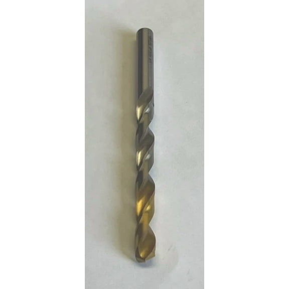 "#30” Cobalt Jobber Drill Yg-1 Gold-P Hssco8 M42 Tin Coated Split Point (10 Pcs)
