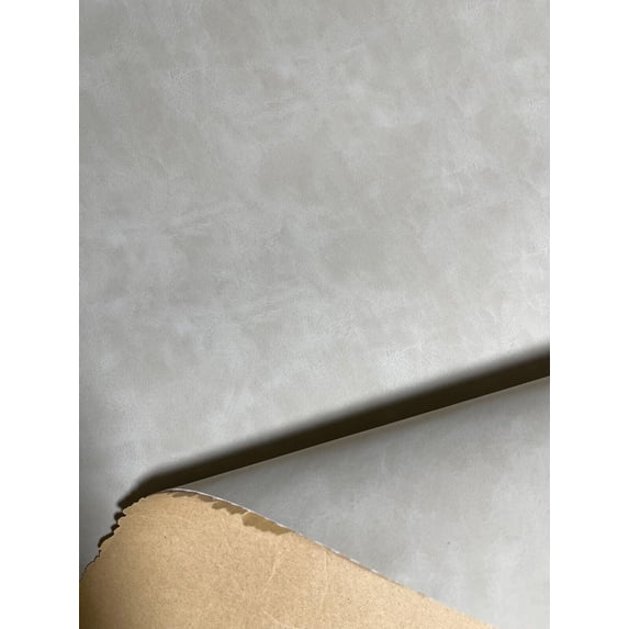 30+ Colors Smooth Nubuck Faux Leather 52" Wide Continuous By Yard, Retro Vintage Style Matte Finish