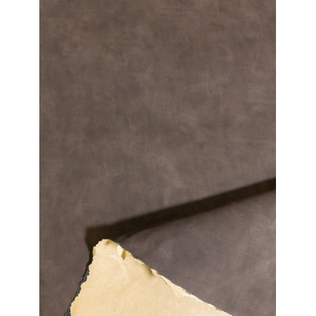 30+ Colors Smooth Nubuck Faux Leather 52" Wide Continuous By Yard, Retro Vintage Style Matte Finish