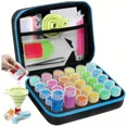 thumbnail image 1 of 30-Compartment Shockproof Diamond Art Storage Containers with Foam Insert, Complete Painting Tools Kit & Portable Carrying Case for Rhinestones, Beads and Multi-Craft Supplies Organizer, 1 of 6