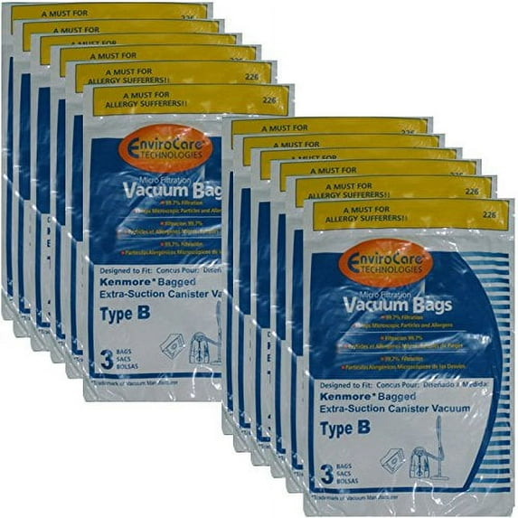 30 Compatible with Kenmore Type B Vacuum Cleaner Allergen Extra-Suction Canister Vacuum Cleaner