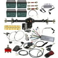 thumbnail image 1 of 30" Complete Rear Axle Kit 3 Bolt Wheel Hubs+ 48V 1000W Brushless DC Motor Differential Kit + Hydraulic Brake Assembly for DIY Upgrade Go Kart ATV 4 Wheelers Electric Vehicles Golf Cart, 1 of 9