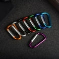 thumbnail image 1 of 30 Counts Aluminum Carabiner Clip D Ring Carabiners Small Carabiner Keychain Spring Snap Hooks, Mini Carabiner Clip Set for Keys, Dog Leash, Camping Hiking Accessories-Random color, 1 of 6