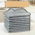 thumbnail image 1 of 30 Counts Non-Scratch Wire Dishcloths for Kitchen Cleaning, Multipurpose Dishwashing Rags for Wet and Dry Use Easy Rinsing, Reusable， Wire Cleaning Cloth Wire Dish Towels for Kitchen, Sinks, Pots, 1 of 4