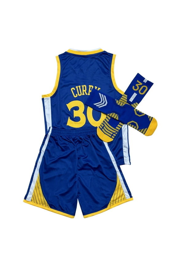 #30 Curry Basketball Jerseys Youth Sports Training Uniform Boys Basketball Jerseys Shorts Socks