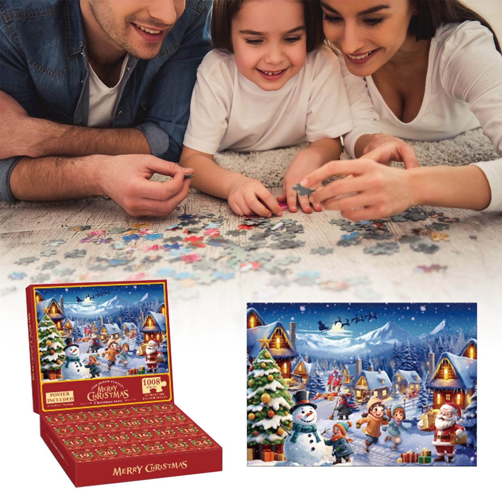 30 Day Countdown Calendar Tear off Watch Testing Timers Decorative