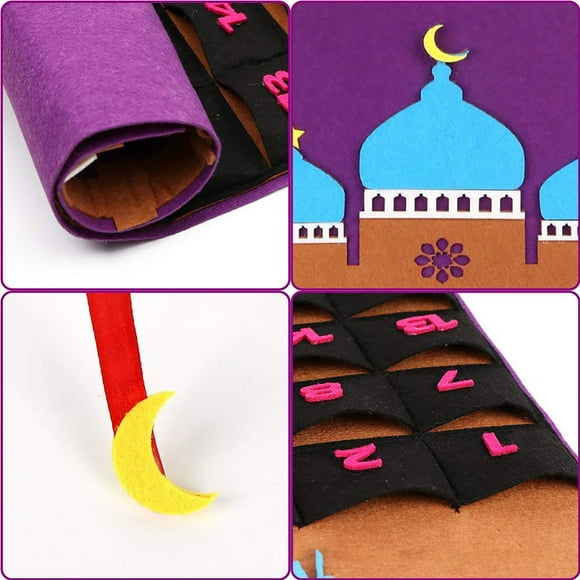 30 Day Living Room Eid Mubarak Muslim Home Decor Ramadan Calendar Countdown