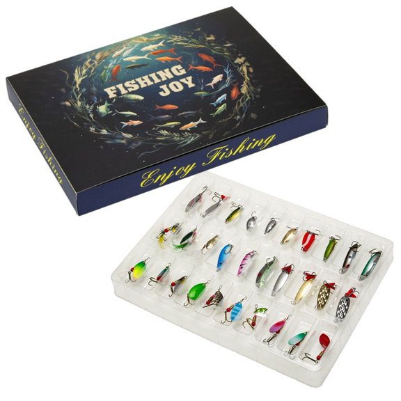 30 Days Fish Baits Box Mystery Tackle Box Fishing Lures Set for Fisherman