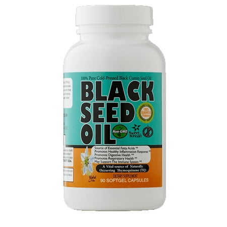 Black Seed Oil Capsules 1000mg - Lab Tested Turkish Nigella Sativa with 3X Thymoquinone (90 Softgels) - USA Made, Cold-Pressed Kalonji Oil - Pure Non-GMO Sweet Sunnah for Hair, Brain & Immune Support