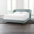 thumbnail image 1 of 30" Deep Pockets - Short Queen Fitted Sheet with 2 Pillowcases 600-TC Egyptian Cotton 3-PC Set - White, 1 of 1