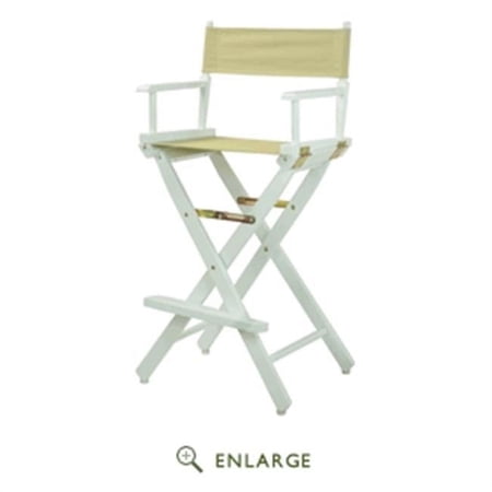 "30" Director's Chair Black Frame-Tan Canvas"