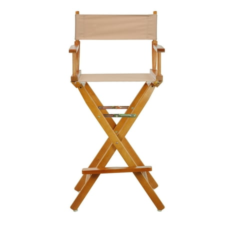 "30" Director's Chair Honey Oak Frame-Tan Canvas"