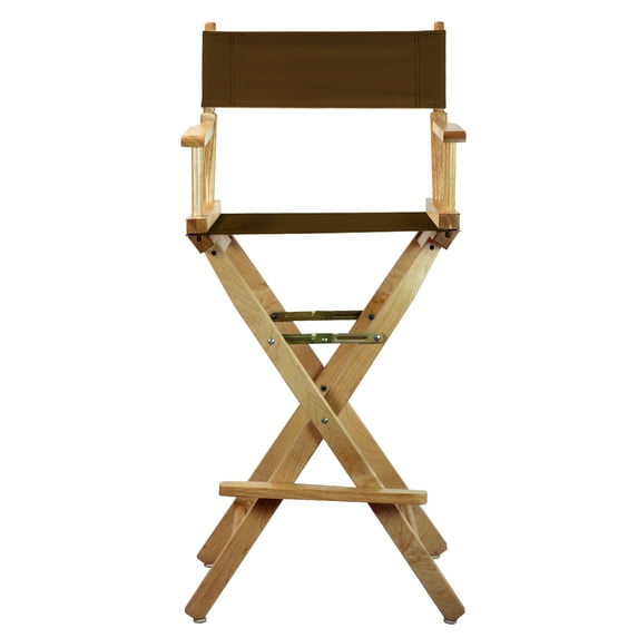 "30" Director's Chair Natural Frame-Brown Canvas"
