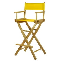 "30" Director's Chair Natural Frame-Gold Canvas"