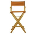 thumbnail image 1 of "30" Director's Chair Natural Frame-Pink Canvas", 1 of 3
