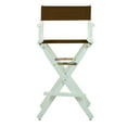 thumbnail image 1 of "30" Director's Chair White Frame-Lime Green Canvas", 1 of 3