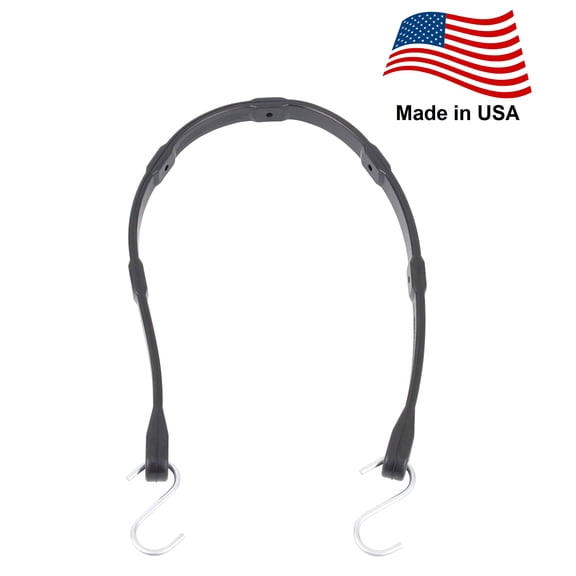 30" EPDM Adjustable Tarp Bungee Straps - 50 Pack, Made in USA
