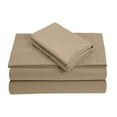 thumbnail image 1 of 30" EXTRA DEEP POCKETS - 700-Thread Count 100% Egyptian Cotton RV King Sheet Set, 4PC (1 Flat, 1 Fitted, 2 Pillowcases) Long Staple Cotton, 700-TC Pure Cotton - RV King, Taupe, 1 of 7