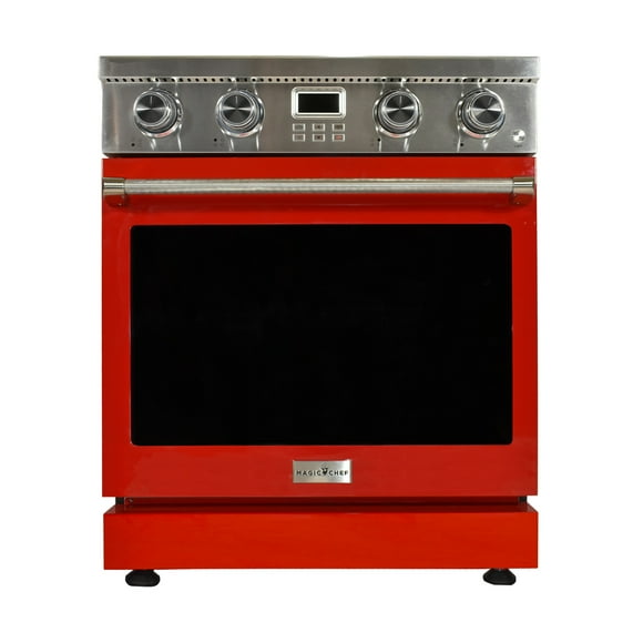 30" Electric Range w/ Red Door