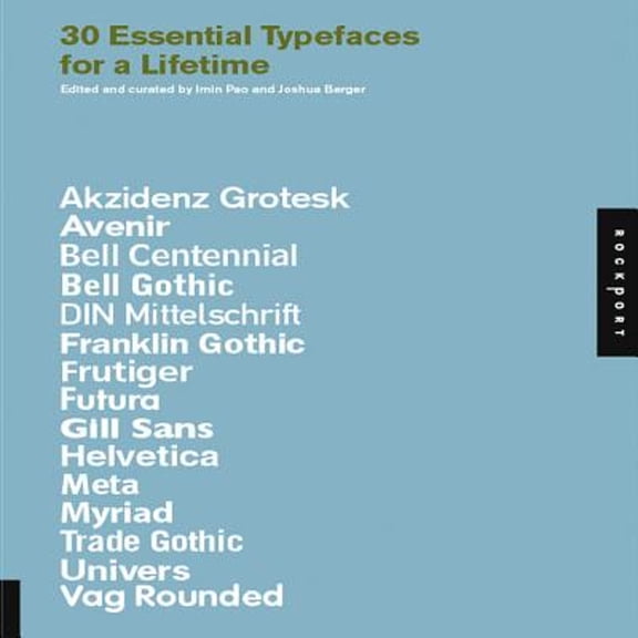 30 Essential Typefaces for a Lifetime