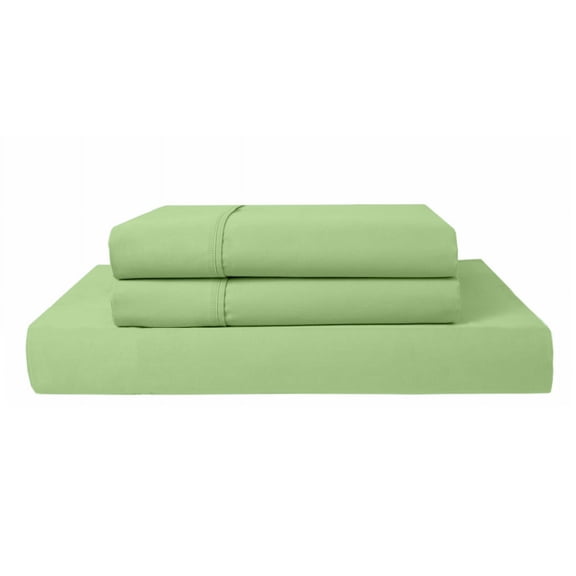 30" Extra Deep Pockets - Short Queen Fitted Sheet with 2 Pillowcases (3-PC) Set - 800-Thread-Count 100% Egyptian Cotton, Soft Breathable - Sage