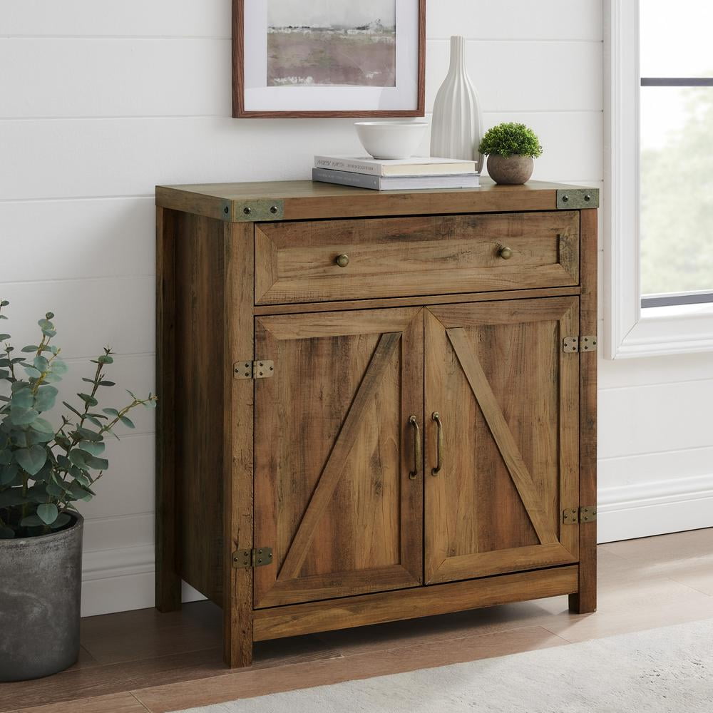 Freestanding White Office Storage Cabinet with Adjustable Shelving