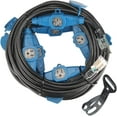 30 Feet Multi Outlet Extension Cord 12 Gauge,7 Nema 515R Evenly Spaced