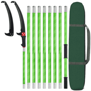 30 Feet Tree Pole Pruner Manual Branches Trimmer Tree Branch Garden Tools Loppers Hand Pole Saws Extendable Height