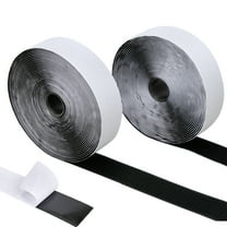 30 Feet x 1.5 Inch Hook and Loop Tape - Nylon Heavy Duty Sticky Interlocking Tape with Adhesive for Home Outdoor