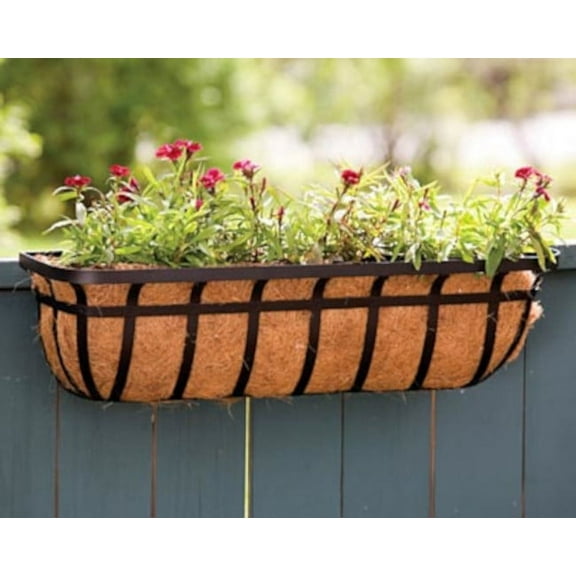 30" Flat Iron Planter Box for Garden, Backyard, Indoors and Outdoors