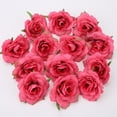 thumbnail image 1 of 30*Flower Clearance! Nomeni 30Pc Rose Artificial Flower Single Head Silk Cloth Small Rose Artificial Flower, Fake Flowers Promotion Sale! Red, 1 of 3