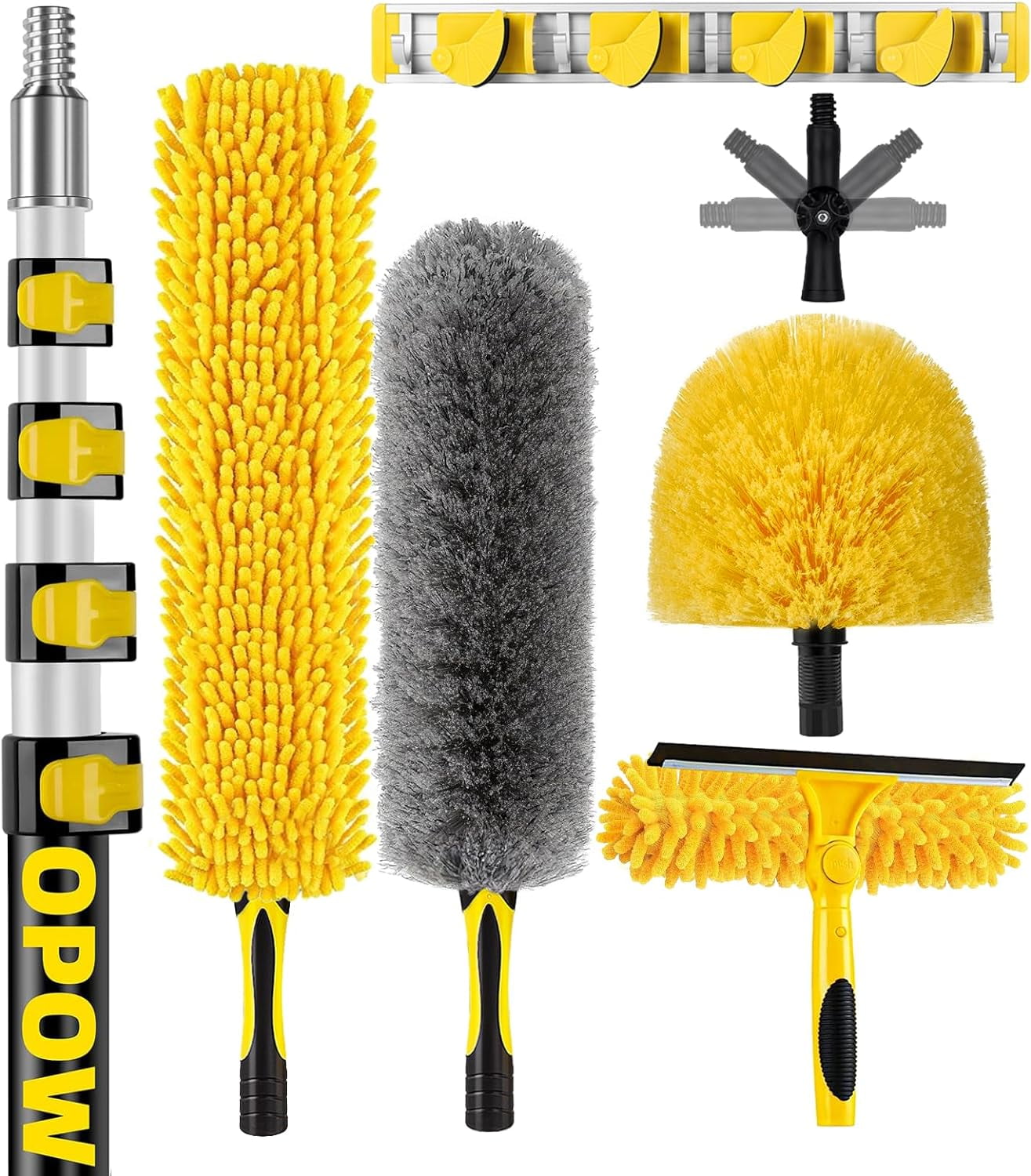 30 Foot High Ceiling Duster Kits with 7-24ft Heavy Duty Extension