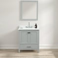 thumbnail image 1 of 30" Freestanding Bathroom Vanity with Sink & Mirror & Countertop - Metal Grey, 1 of 14
