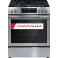 30" Front Control Gas Range with Convection Bake
