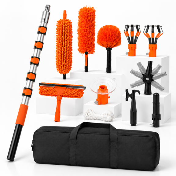 30 Ft High Ceilings Duster Kit With Telescoping Extension Pole