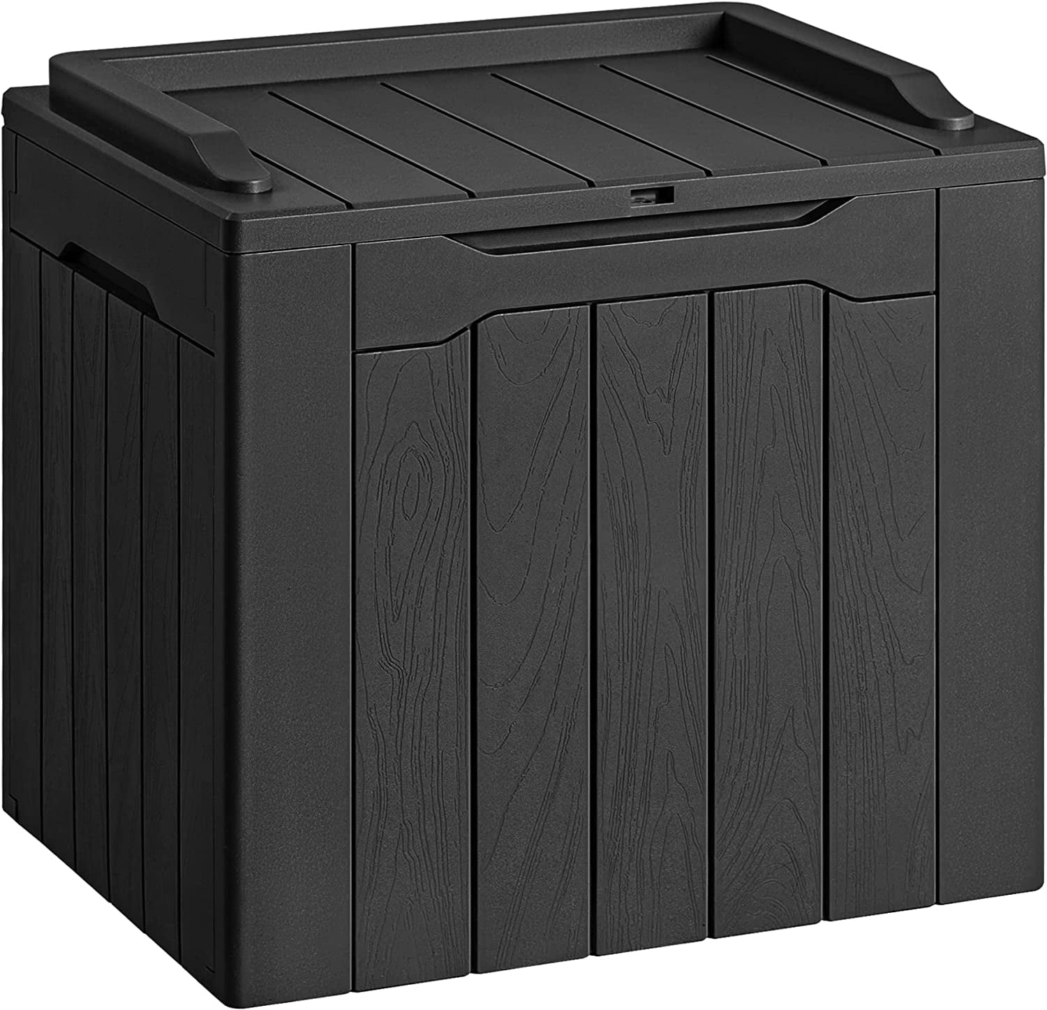 Black Resin 30 Gallon Waterproof Deck Storage Box