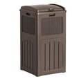 thumbnail image 1 of 30 Gallon Trash Can, Resin Outdoor Garbage Can with Lid, Waterproof Hideaway Patio Waste Bins for Outside Use, 1 of 7