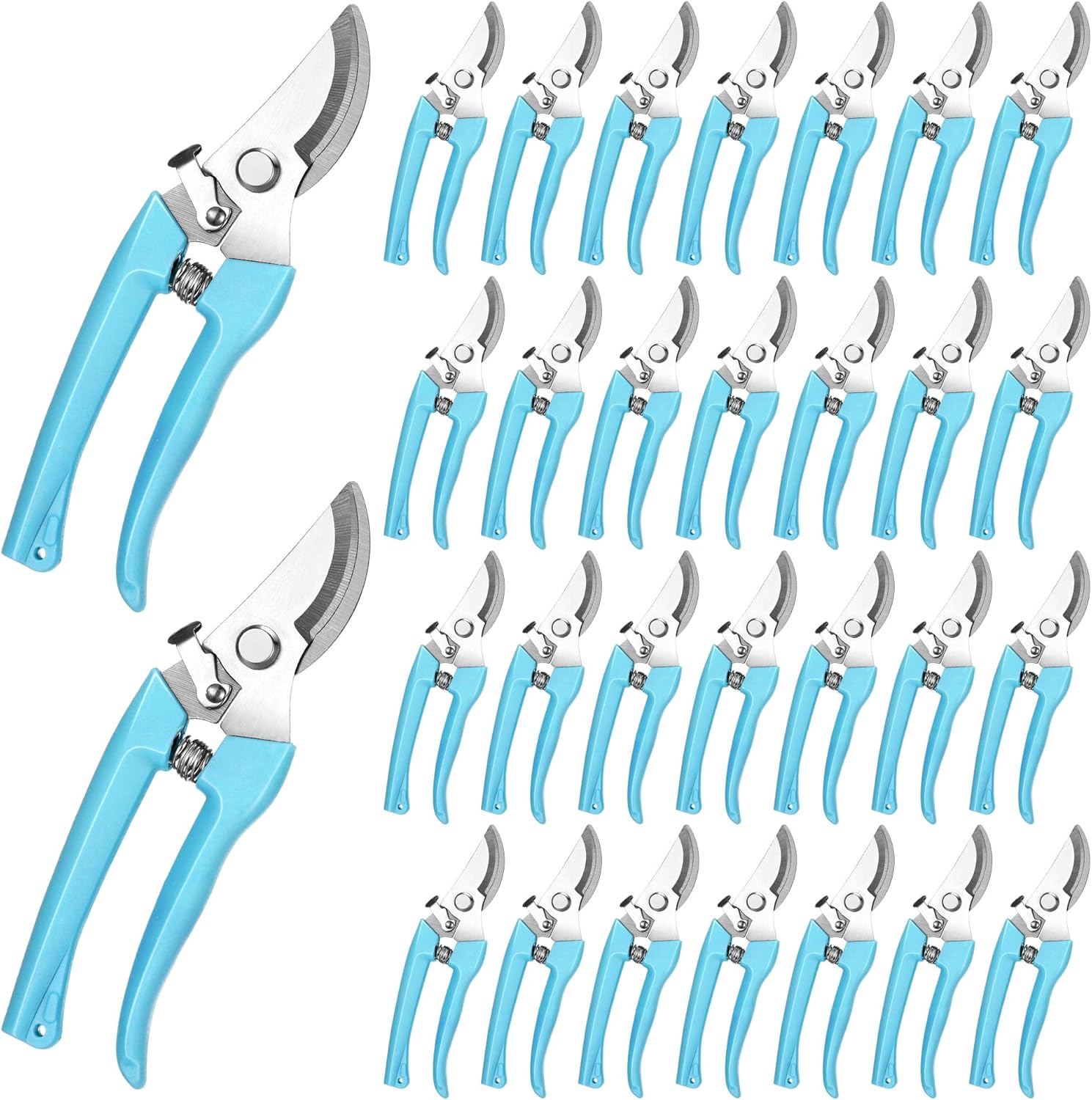 30 Garden Flower Shears Pruning Scissors Heavy Duty Plant Scissors Trimming Garden Clippers Hand Tree Pruner for Yard Gardening Plants Hedge Flower Tree Cutting Secateurs