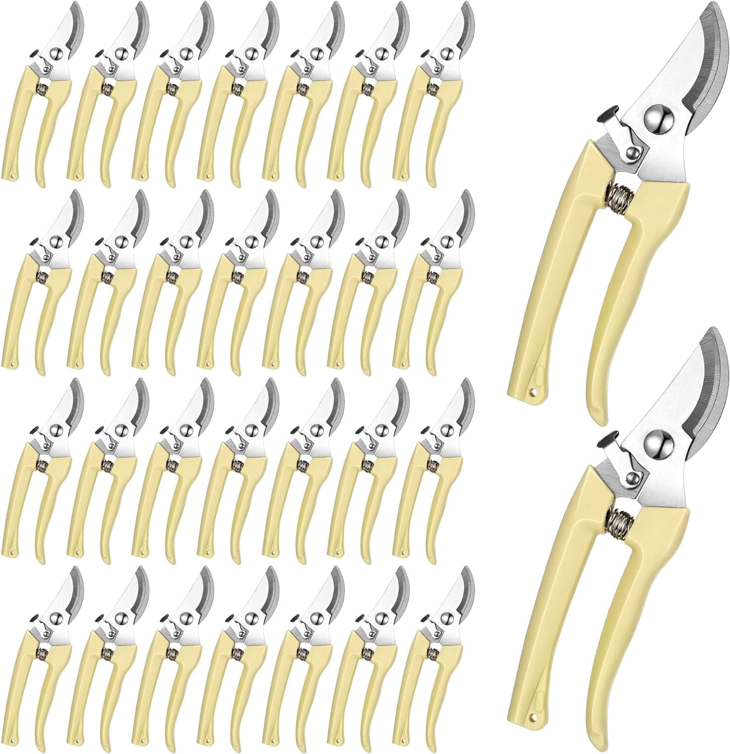 30 Garden Flower Shears Pruning Scissors Heavy Duty Plant Scissors Trimming Garden Clippers Hand Tree Pruner for Yard Gardening Plants Hedge Flower Tree Cutting Secateurs