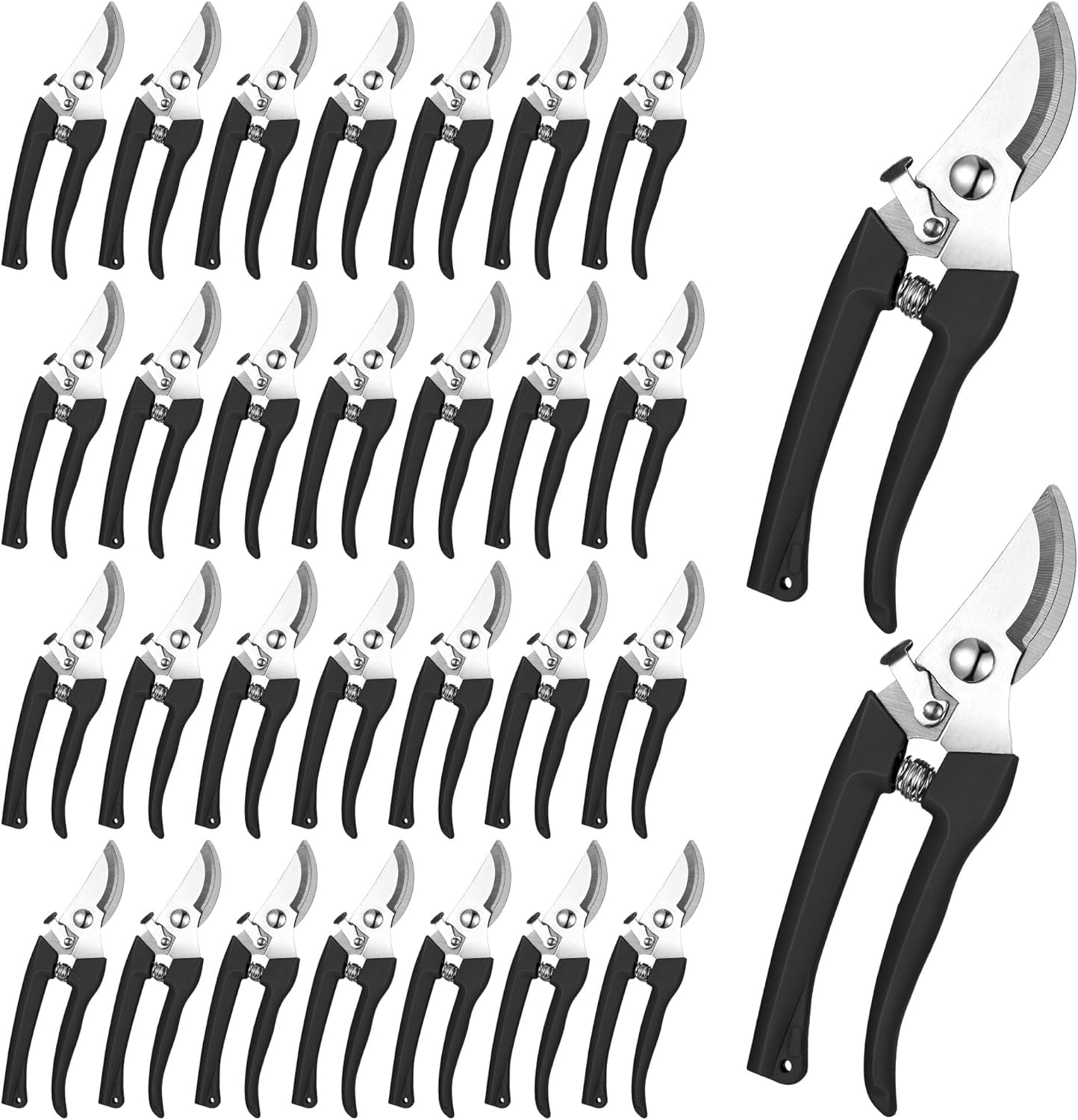 30 Garden Flower Shears Pruning Scissors Heavy Duty Plant Scissors Trimming Garden Clippers Hand Tree Pruner for Yard Gardening Plants Hedge Flower Tree Cutting Secateurs